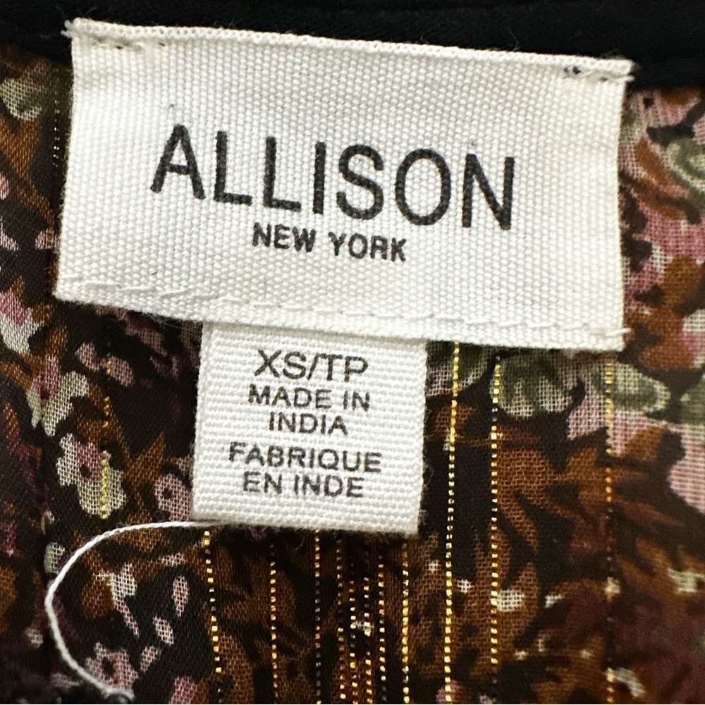 Allison New York boho iridescent abstract floral dress XS - Picture 4 of 8